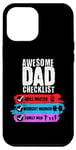 iPhone 14 Pro Max Dad Checklist GrillMaster Gym Workout Family Father Case