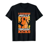 I Express Myself Through Kicks Kick Volleyball Sepaktakraw T-Shirt