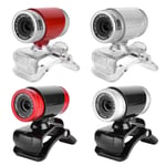 Clip On 360 ° USB 0.3 Megapixel HD Webcam Web Camera With Mic