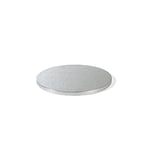 Decora COD. 0931619 Carton pour GÂTEAU Rond CM 28X1,2 H, Argenté