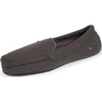 Chaussons Isotoner  Chaussons mocassins Homme polaire Gris Chiné