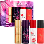 So…? Womens Mixed Gift Sets Bundle, Body Mist Fragrance Spray & EDT Perfume Body