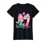 7 Years Old Birthday Girl Gifts Mermaid 7th Birthday T-Shirt