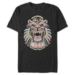 Disney Live Action-Aladdin Lion Organic Short Sleeve T-Shirt, Black, XXL