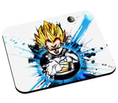 Tapis de souris Vegeta canon garric dragon ball z super saiyan dbz manga