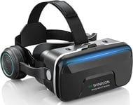 Casque Vr, Casque Réalité 3d Virtuelle Pour 4.7-7.2 Android/Ios 3d Films Et Jeux Casques De Réalité Virtuelle Vr