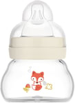 MAM Bottle Feel Good, Extra-Small Glass Baby Bottle with Extra Slow Flow MAM 0,