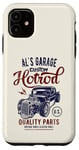 Coque pour iPhone 11 Al's Hotrod Garage Classic Car Custom Al Design