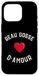 Coque pour iPhone 16 Pro Beau gosse d'amour Cadeau homme fête de l'amour