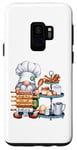 Coque pour Galaxy S9 Bakery Gnome Chef Pancake Dough Boss Décoration de Cuisine Poster