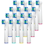 REDTRON Toothbrush Heads for Oral B Electric Toothbrushes, Replacement Brush Head for Oral B(16 Pack), EB17-P Precision Clean Brush Heads Fit for pro 1000/3000/5000, Vitality Smart Genius Series