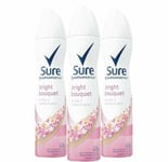 Sure Woman Bright Bouquet 48h Anti-Perspirant Deodorant 250ml x 3