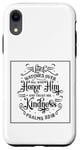 Coque pour iPhone XR Lord Watch Over All Who Honor Him And Trust His Kindness