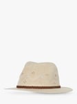 Barbour Flowerdale Trilby Hat, Ivory