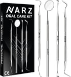 NARZ Plaque Remover for Teeth Cleaning Tool 4 Pcs Dental Tooth Cleaner Kit...