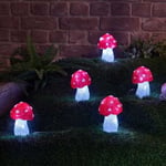 5pc Inlit Ice Shroomz Christmas Battery Powered Indoor & Outdoor Lights Decor