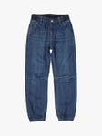 Polarn O. Pyret Baby Loose Jogger Denim Jeans, Blue