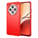 Oppo Reno 12F 5G      Carbon Fibre Case    [Red]