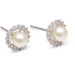 Lily and Rose Colette pearl stud earrings   Ivory pearl