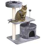 81cm Cat Tree Scratching Post Tower for Kitten Large Cats House