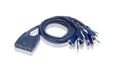 ATEN Petite CS64US - KVM / audio / USB switch - 4 porte