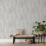 Muriva Phelan Texture Grey Industrial Effect Concrete Stone Wallpaper 209101