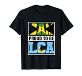 Proud to be Jamaican Lucian Roots Jamaica St Lucia Heritage T-Shirt