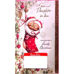 Simon Elvin Son And Daughter In Law Christmas Card (Pack of 6)