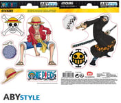 One Piece Sticker Luffy & Law 16x11cm 8st