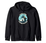 Funny Dolphine I Always Find A Sound Solution Oceanography Zip Hoodie