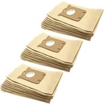 30x Sacs compatible avec AEG/Electrolux ajm 68FD 1 Jet Maxx, ajm 68FD 2 Jet Maxx, ajm 68FD 3 Jet Maxx aspirateur - marron - Vhbw