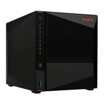 ASUSTOR Nimbustor 4 AS5304T - Serveur NAS - 4 Baies - SATA 6Gb/s - RAID 0, 1, 5, 6, 10, JBOD - RAM 4 Go - 2.5 Gigabit Ethernet - iSCSI support