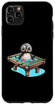 iPhone 11 Pro Max Billiards Penguin Hustler Pool Snooker Playing Pool Games Case