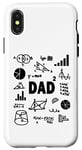 Coque pour iPhone X/XS Dad Squared Second Time Dad Math Second Power Father