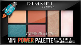 Rimmel London Mini Power Palette Eye, Lip, Cheek 6.8g 004 Pioneer