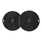 2 x Filters for ZANUSSI EFF75 Cooker Hood Carbon Vent Fan ZHG51260 FC15