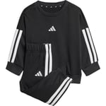 adidas 3-Stripes FT Joggingsett Barn - Svart - str. 86