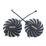 85MM 4PIN 0.35A CF-12915S RTX 3050 ¿ 3060Ti TWIN X2 Ventilateur GPU,Pour INNO3D RTX 3060 TI ¿ 3060 ¿ 3050 TWIN X2 OC Ventilateur de refroidissement de carte vidéo - Type 1LOT