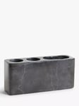 John Lewis Black Marble Toothbrush Holder