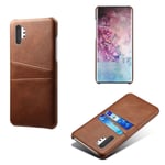 Samsung Dual Card Galaxy Note 10 Pro kuoret - Ruskea