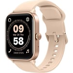 SMARTY2.0 - Smartwatch SW038B - Couleur Rose - Assistant Vocal Alexa Intégré, Appels Bluetooth, 14 Modes Sports, Écran 1,8" - Bracelet Silicone - Dimensions 46,5 x 40,5 x 13 mm, Rose, Standard,