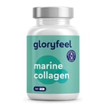 Marine Collagen Capsules - 1500 mg Hydrolysed High Strength Marine Collagen (Type 1) - 120 Capsules - 100% Pure, Collagen Powder - Supplements for Women & Men