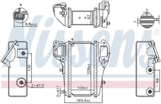 Intercooler laddluftkylare 961586 Nissens