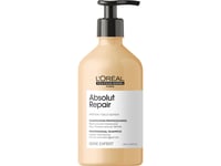 L'oréal Paris (Public) Serie Expert Absolut Repair, Kvinder, Proffesionelle, Shampo, Beskadiget Hår, Livløst Hår, Alle Farver, 500 Ml