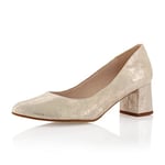 Fiarucci Dames Mette - Escarpins, Champagne Gold, Suede Cuir - GR. 37.5 (UK 4.5)