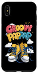 Coque pour iPhone XS Max Rétro Groovy Pap Pap Daddy pour la fête des pères papa, grand-père homme