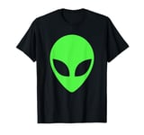 Green Alien Head Outfit 90s Style Alien Costume T-Shirt