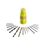 Ryobi RAK18DMIX Mixed Drill Bit Set (18 Piece)