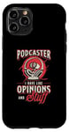 iPhone 11 Pro Podcaster I Have Like Opinions Podcast Microphone Podcasting Case