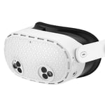 För Meta Quest 3S Skyddsfodral VR Headset Silikonskydd - Vit Vit